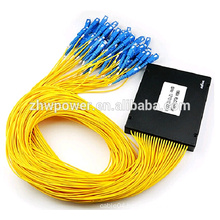 1*64 optical fiber splitter module ,LC UPC PC singlemode ABS box plc splitter for FTTH FTTB FTTX Network